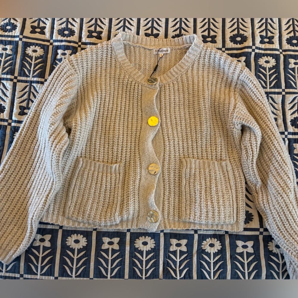 Vigoss Beige Knit Sweater
